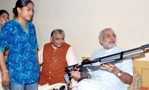 My first rifle was a gift from CM Narendra Modi