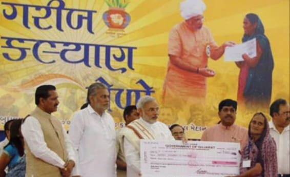 CM Modi’s unique initiative to extend direct assistance to poor beneficiaries